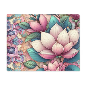 Floral Placemat - Vibrant Mandala Cloth Dining Table Decor - Dipaliz - 18’’ × 14’’ - Placemats