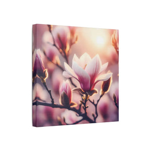 Vibrant Flowering Magnolia Wall Art - Satin Canvas - Dipaliz - Prints