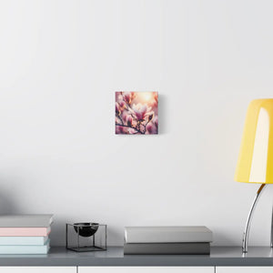 Vibrant Flowering Magnolia Wall Art - Satin Canvas - Dipaliz - Prints