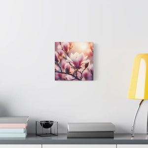 Vibrant Flowering Magnolia Wall Art - Satin Canvas - Dipaliz - Prints