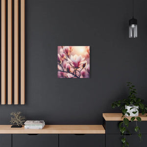 Vibrant Flowering Magnolia Wall Art - Satin Canvas - Dipaliz - Prints
