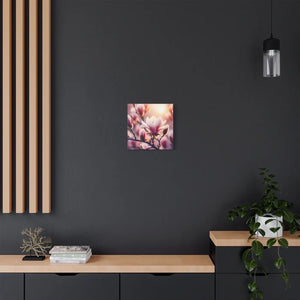 Vibrant Flowering Magnolia Wall Art - Satin Canvas - Dipaliz - Prints