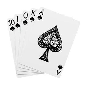 Ornate Pattern Poker Playing Cards - Premium Deck - Dipaliz - 2.5’’ x 3.5’’ / White / Semi Glossy - Card Games