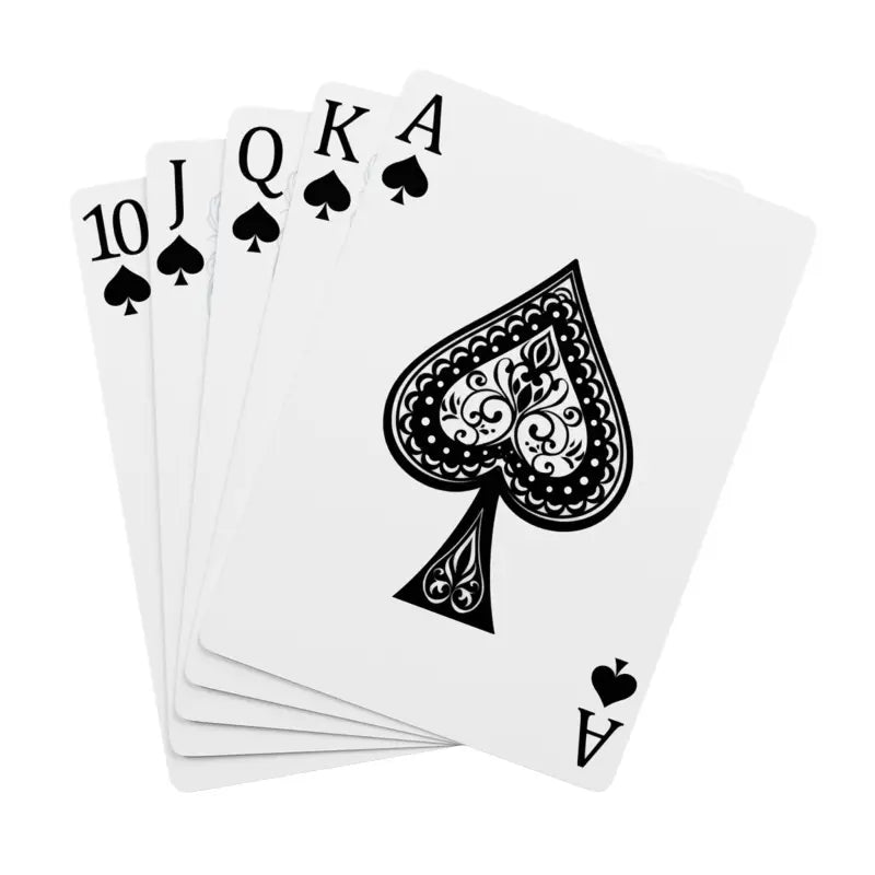 Poker Playing Cards - Epic Game Nights | Dipaliz - 2.5’’ x 3.5’’ / White / Semi Glossy - Card Games