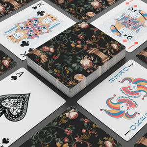 Ornate Pattern Poker Playing Cards - Premium Deck - Dipaliz - 2.5’’ x 3.5’’ / White / Semi Glossy - Card Games