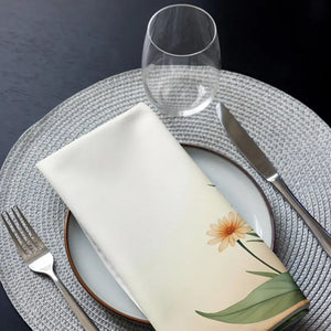 Cloth Napkin Set - Floral Corners Soft Dining Upgrade - Dipaliz - Napkins