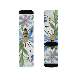 Vibrant Nature Pattern Sublimation Socks - Eco-friendly Gifts - Dipaliz