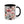 Mug - Accent Coffee - Flowers Birds 11oz Two Tone - Dipaliz
