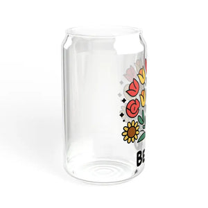 Clear Tempered Glass Sipper with Bamboo Lid and Tritan Straw - Dipaliz - Tumblers