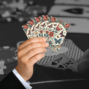 Vibrant Butterfly Poker Playing Cards - 300gsm Card Stock - Dipaliz - Games