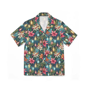 Festive Hawaiian Camp Shirt - Christmas Holiday Style - Dipaliz - Shirts