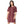 Deep Red Dress – Oversize Fit Organic Midi - Dipaliz - Dresses - Xs