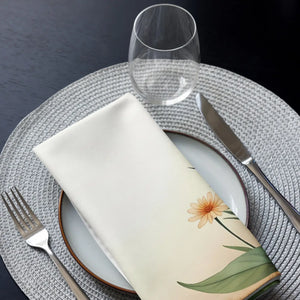 Cloth Napkin Set – Floral Corners Soft - Dipaliz - Napkins
