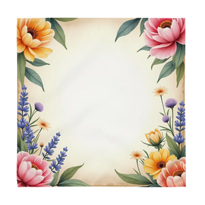 Cloth Napkin Set – Floral Corners Soft - Dipaliz - Napkins