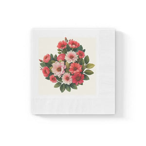 White Coined Napkins – 3 Ply Party Paper - Dipaliz