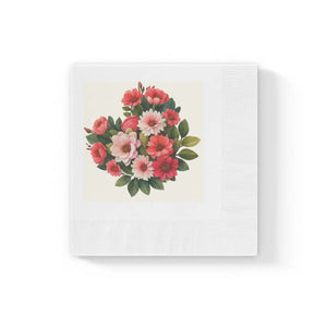 White Coined Napkins – 3 Ply Party Paper - Dipaliz