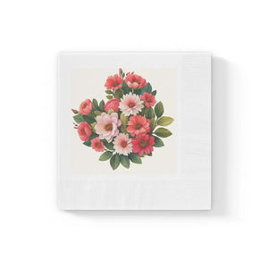 White Coined Napkins – 3 Ply Party Paper - Dipaliz