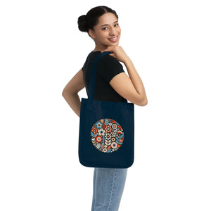 Eco-friendly Floral Canvas Tote Bag - Durable Cotton - Dipaliz - Bags