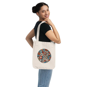Eco-friendly Floral Canvas Tote Bag - Durable Cotton - Dipaliz - Bags
