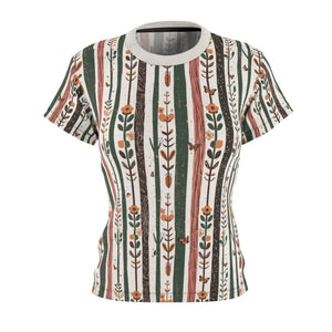 Botanical Bliss Women’s T-shirt - Polyester Comfort - Dipaliz - T-shirts