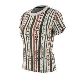 Botanical Bliss Women’s T-shirt - Polyester Comfort - Dipaliz - T-shirts