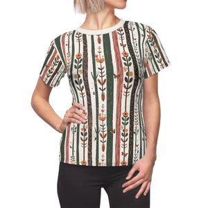 Botanical Bliss Women’s T-shirt - Polyester Comfort - Dipaliz - T-shirts