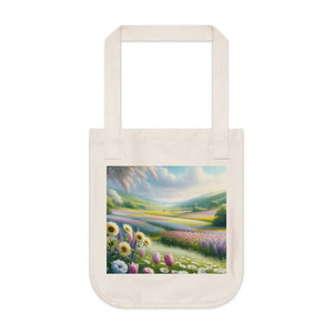 Bloom Floral Eco-friendly Canvas Tote - Organic Cotton - Dipaliz - Bags