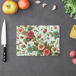 Vibrant Floral Vine Cutting Board - Kitchen Art - Dipaliz - Boards