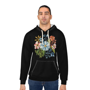 Pastel Floral Unisex Pullover Hoodie - Aop Comfort - Dipaliz - Hoodies