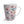 Mug - Latte Flowers Pattern 12oz Mood Boosting Design - Dipaliz