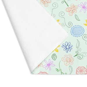 Floral Placemat – Pink Flowers Dining Decor - Dipaliz - Placemats