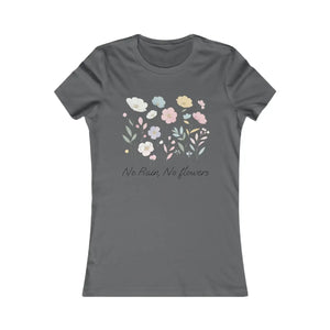 Chic Women’s Favorite Tee - Flowers Stalk Cotton - Dipaliz - T-shirts