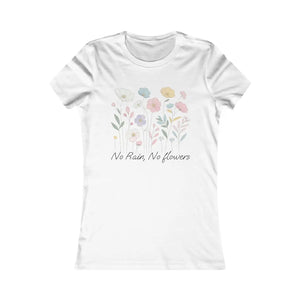 Chic Women’s Favorite Tee - Flowers Stalk Cotton - Dipaliz - T-shirts