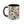 Mug - Accent Coffee - Flowers Vines 11oz Two-tone - Dipaliz