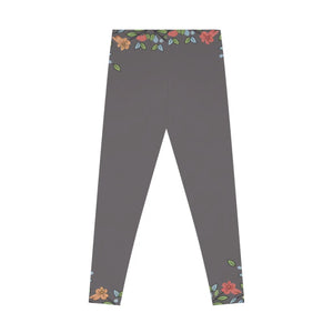 Vibrant Floral Stretchy Leggings - Ankle-high Cut - Dipaliz - Xs
