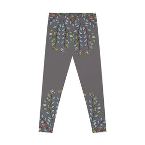 Vibrant Floral Stretchy Leggings - Ankle-high Cut - Dipaliz - Xs