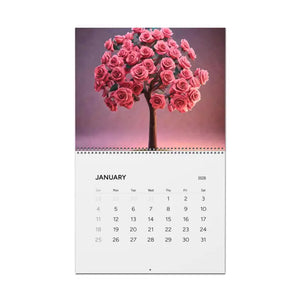 Wall Calendars 2026 - Flowers Branch Design - Dipaliz - 14’’ x 11.5’’ / Glossy
