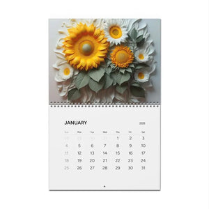 Wall Calendars 2026 - Floral Nature Photography - Dipaliz