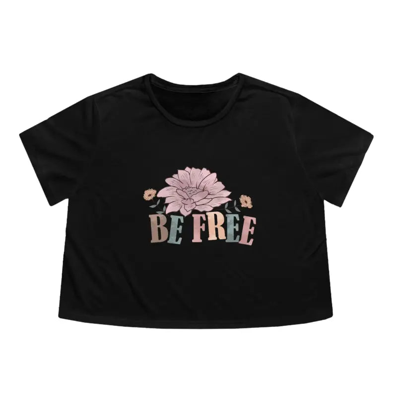 Elevate your Style with the Flowy Cropped Tee for Effortless Chic! - Black / s T-shirt