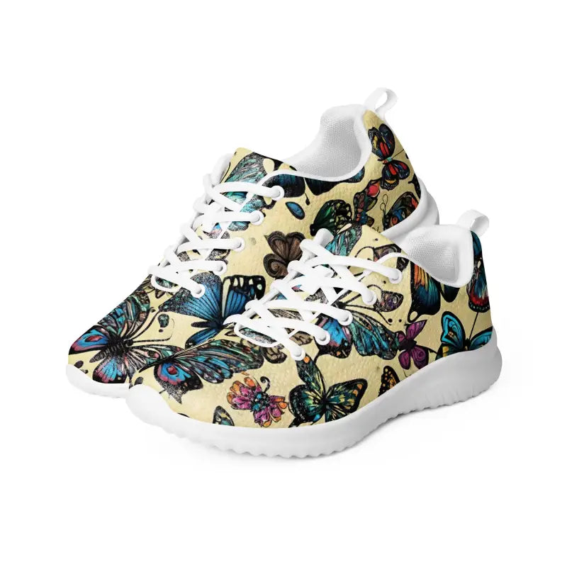 Flutter Into Fitness: Stylish Women’s Athletic Shoes with Butterflies - 5