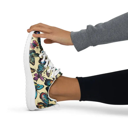 Flutter Into Fitness: Stylish Women’s Athletic Shoes with Butterflies