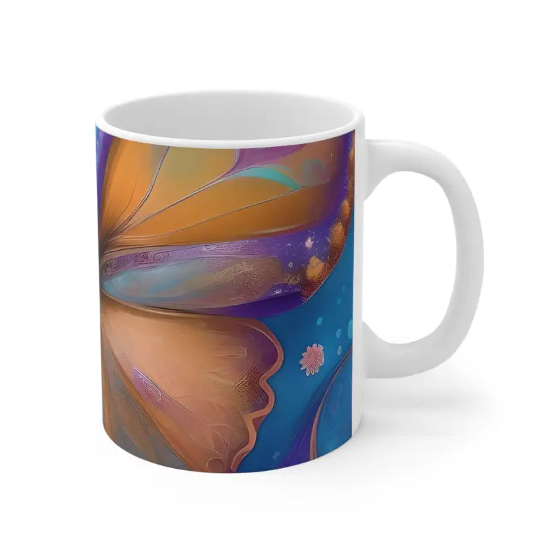 Soar Into Style with Dipaliz’s Fashionable Butterfly Ceramic Mug! - 11oz Mug