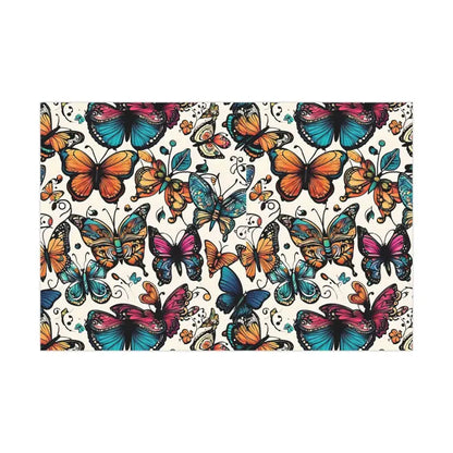 Fluttering Joy: Colorful Butterfly Gift Wrap Magic - Home Decor