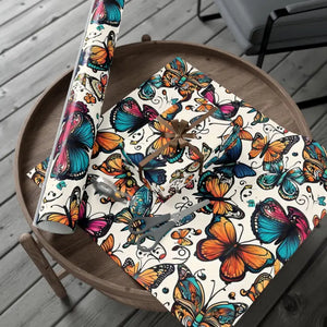 Gift Wrap Papers - Colorful Butterflies Bold Design - Dipaliz - Wrapping Paper