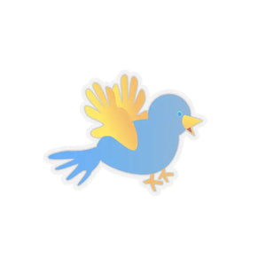 Kiss Cut Stickers - Fluttering Finesse Bird Vinyl Art - Dipaliz - Decorative