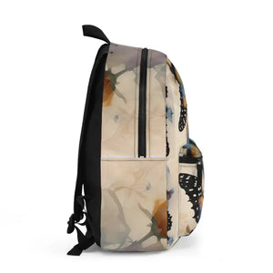 Muted Colors Butterflies Backpack - Spacious & Durable - Dipaliz - one Size - Backpacks