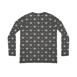 Long Sleeve v Neck Butterflies Pattern Tee - Dipaliz - T-shirts