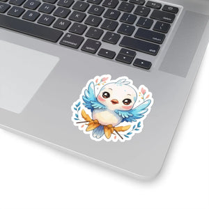 Modern Dynamic White Sticker - Grey Adhesive Vinyl - Dipaliz - Decorative Stickers