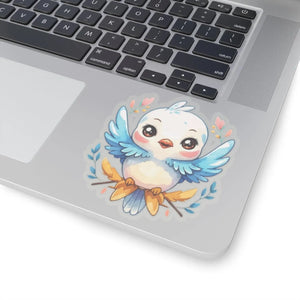 Modern Dynamic White Sticker - Grey Adhesive Vinyl - Dipaliz - Decorative Stickers