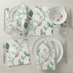 Seasonal Leaves Napkins – Polyester Set of 4 - Dipaliz - Cloth